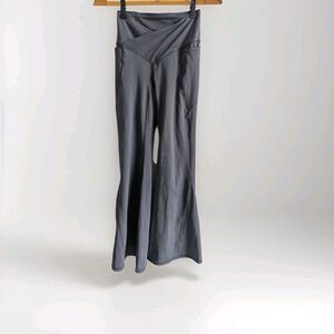 Fabletics Leggings Pure Luxe Women’s Gray Flare Leg Workout Pants‎ Women's XXS